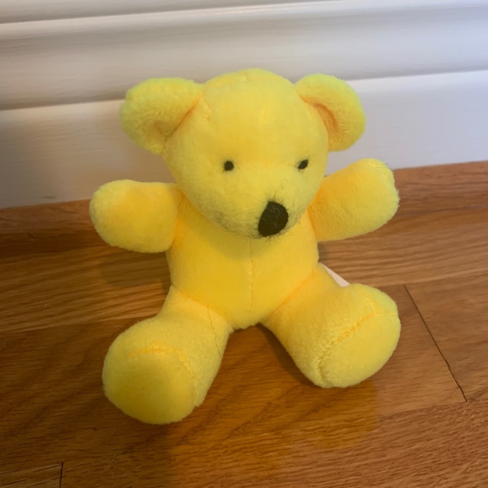 Yellow teddy bear